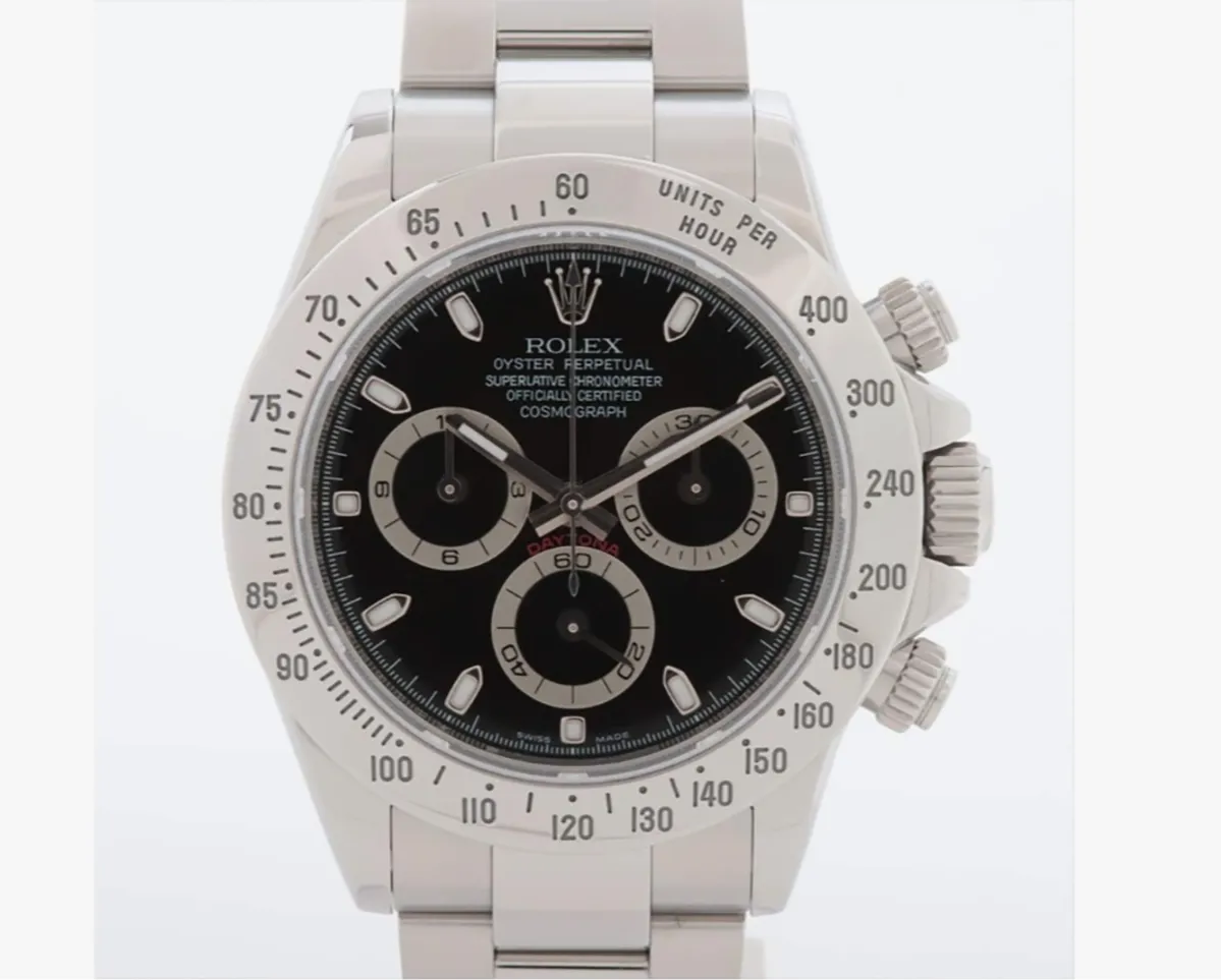 Rolex Daytona 116520 39mm Stainless steel Noir