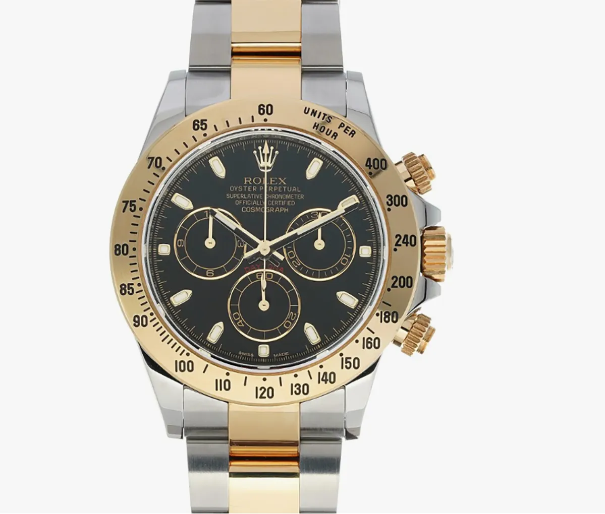 Rolex Daytona 116523 40mm Stainless steel Noir