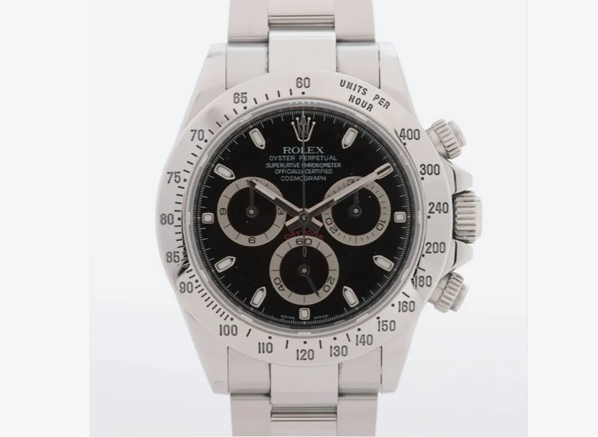 Rolex Daytona 116520 38mm Stainless steel Noir