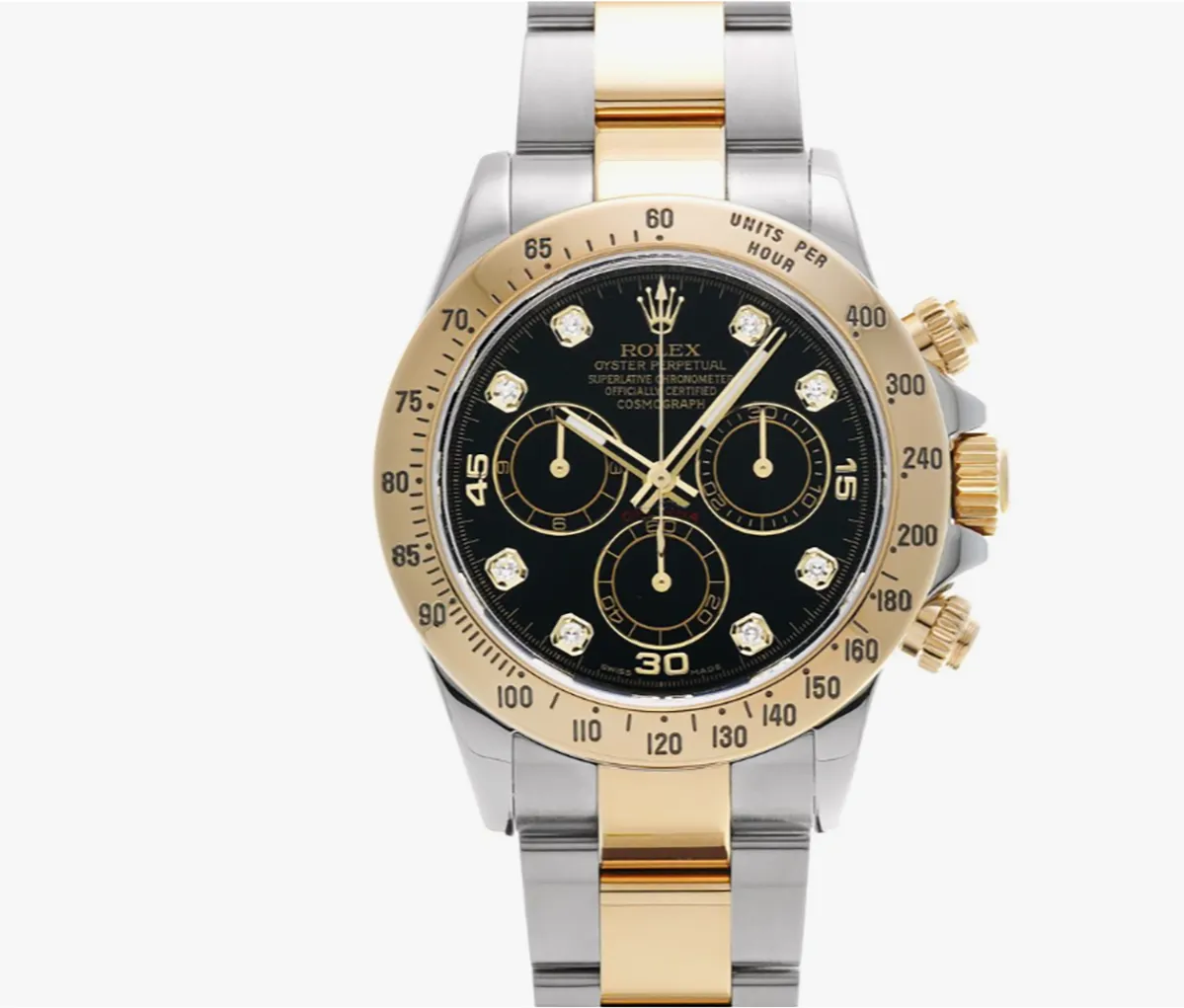 Rolex Daytona 116523G 40mm Stainless steel Noir