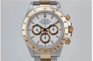 Rolex Daytona 16523 Yellow gold and Stainless steel Blanc