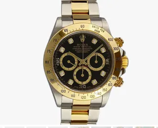 Rolex Daytona 16523G Yellow gold and Stainless steel Noir