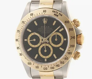 Rolex Daytona 16523 Yellow gold and Stainless steel Noir