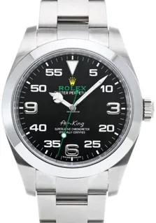 Rolex Air King 116900 Stainless steel Noir