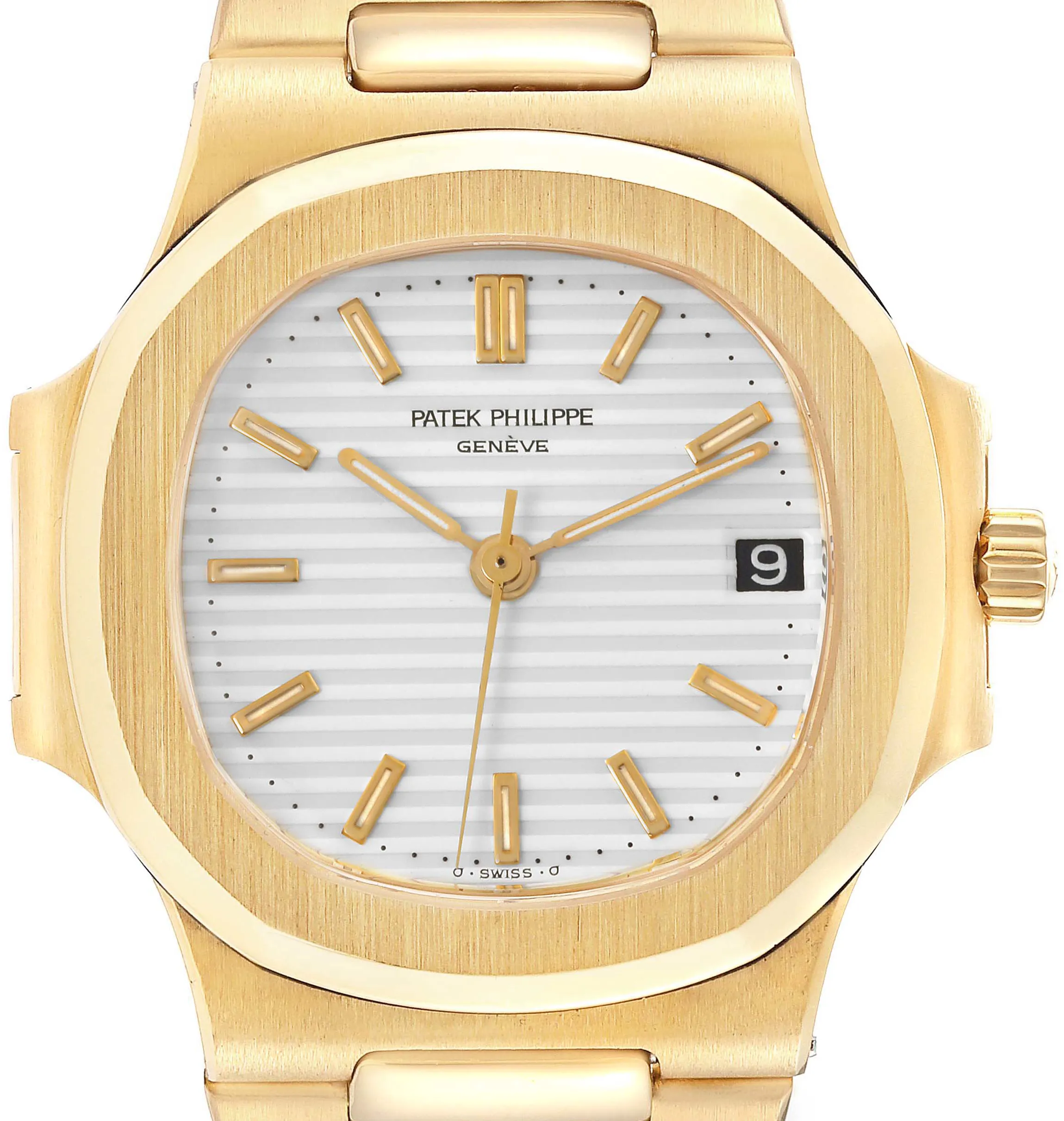 Patek Philippe Nautilus 3800/1J 37.5mm Yellow gold and 18k yellow gold White