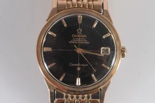 Omega Constellation Metal Black