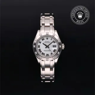 Rolex Lady-Datejust Pearlmaster 80319 White gold White