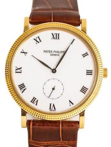 Patek Philippe Calatrava 3919J-001 33mm Yellow gold White