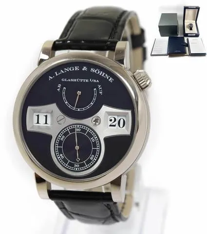 A. Lange & Söhne Lange Zeitwerk 140.029 42mm White gold Black