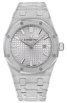 Audemars Piguet Royal Oak 67653BC.GG.1263BC.01 33mm White gold Silver