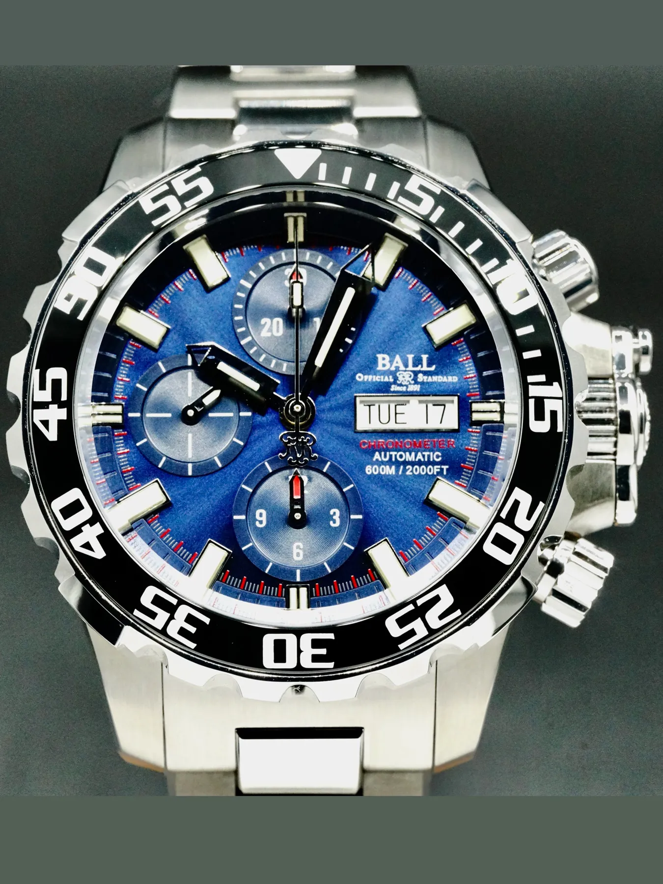 Ball Engineer Hydrocarbon Nedu DC3226A-S6C-BE 42mm Titanium Blue