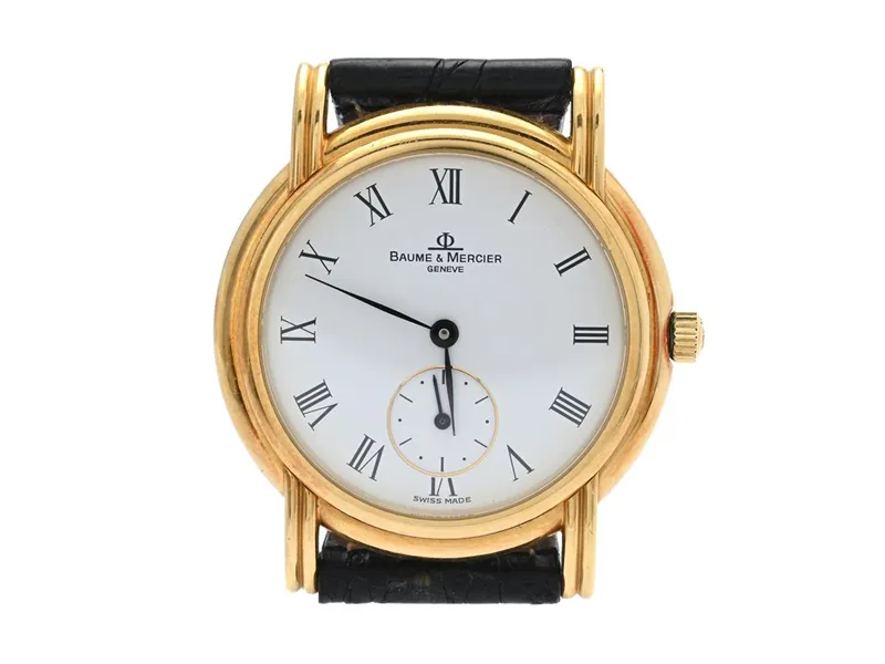 Baume & Mercier 33.5mm 18k yellow gold