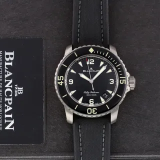 Blancpain Fifty Fathoms 5015-12B30-B52A Titanium Black