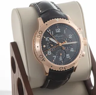 Breguet Transatlantique 3810BR/92/9ZU 43mm Rose gold Brown