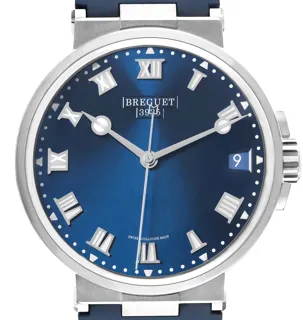 Breguet Marine Automatic 5517TI/Y1/5ZU Titanium Blue