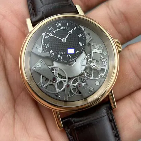 Breguet Tradition 7057br/g9/9w6 40mm Rose gold Black and Gray