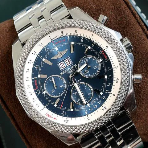 Breitling Bentley A4436412 49mm Stainless steel Blue