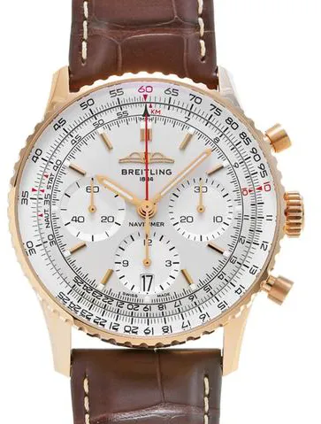 Breitling Navitimer RB0139211G1P1 41mm Rose gold Silver