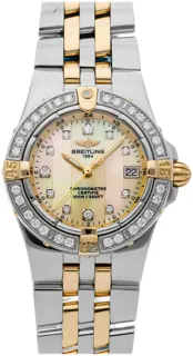 Breitling Starliner B7134053/I511 Stainless steel and 18k yellow gold mother of pearl$yellow