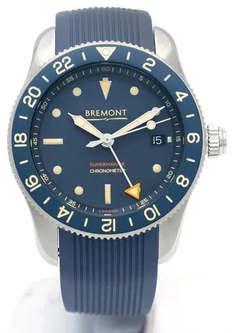 Bremont Supermarine S301/BK 40mm Stainless steel Black