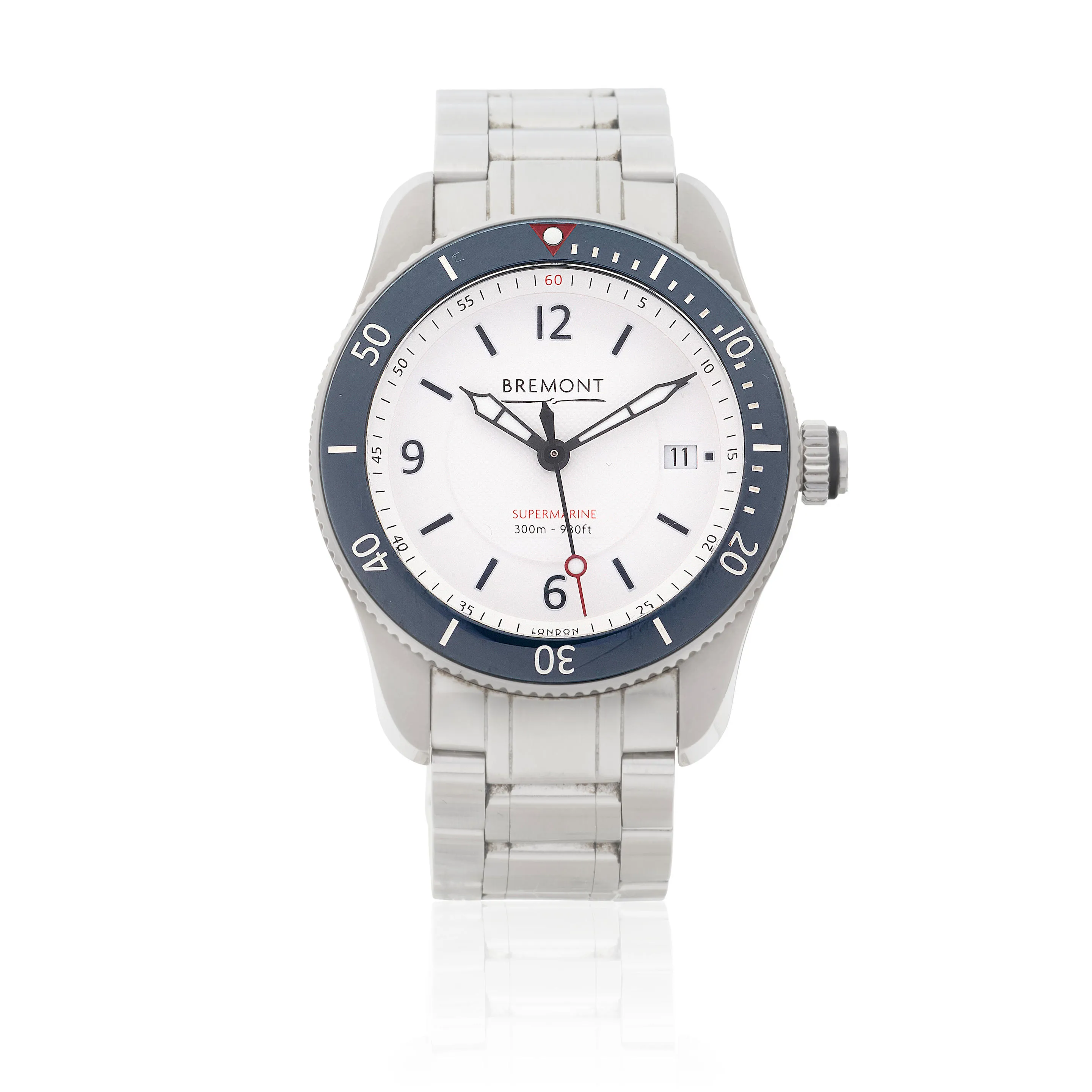 Bremont Supermarine 39mm Stainless steel White