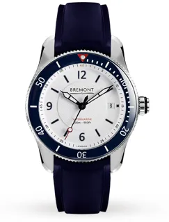 Bremont Supermarine S300-WH-R-S 40mm Stainless steel White