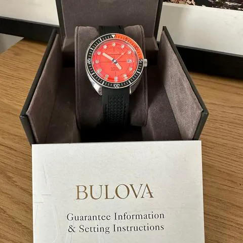 Bulova Archive 96B350 41mm Stainless steel Orange