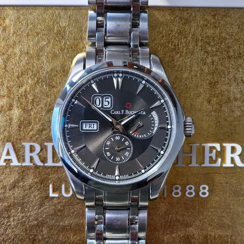 Carl F. Bucherer Manero 00.10912.08.33.21 42.5mm Stainless steel Black