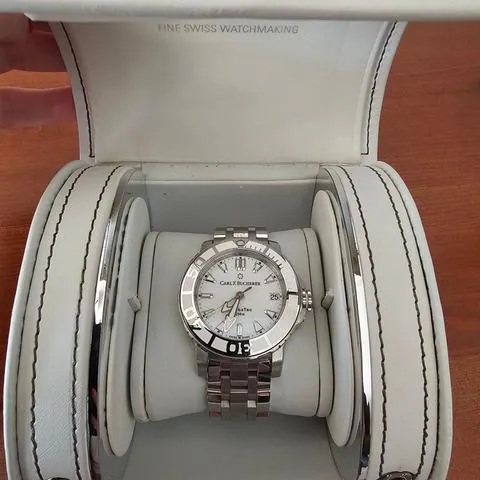 Carl F. Bucherer Patravi 00.10634.23.23.21 36mm Stainless steel White