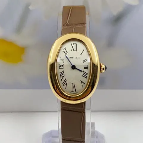 Cartier Baignoire WGBA0007 32mm Yellow gold Silver