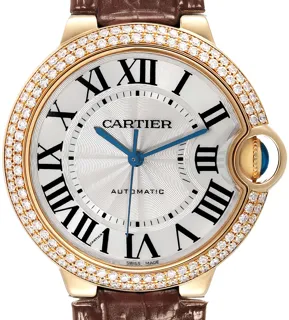 Cartier Ballon Bleu WE900451 18k yellow gold Silver