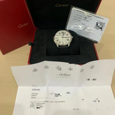 Cartier Ronde Croisière de Cartier WSRN0032 40mm Stainless steel Silver