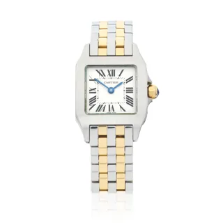 Cartier Santos Demoiselle 2698 Stainless steel White