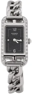 Hermès Nantucket Stainless steel Black