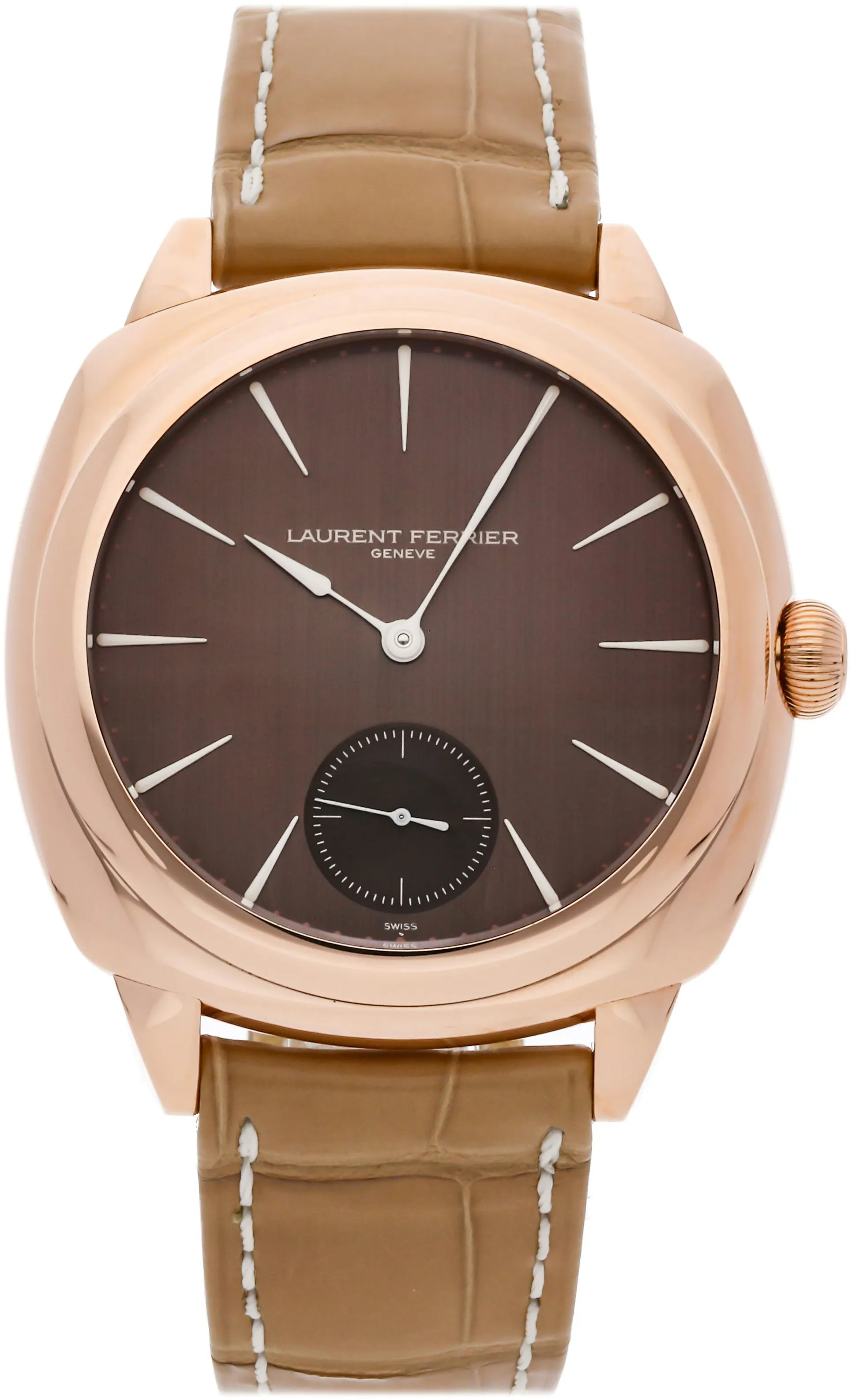 Laurent Ferrier Galet LCF013.R5.3NG1.1 41mm Rose gold Brown