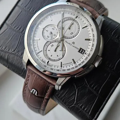 Maurice Lacroix Pontos Chronographe PT6128-SS001-130 47mm Stainless steel Silver