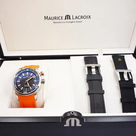 Maurice Lacroix Pontos S Diver PT6248-SS00L-30-J 42mm Stainless steel Black