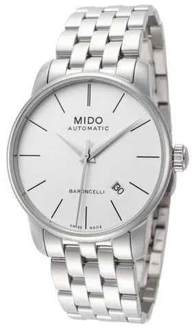 Mido Baroncelli 38mm White