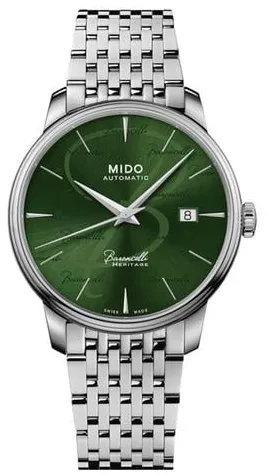 Mido Baroncelli 39mm Green