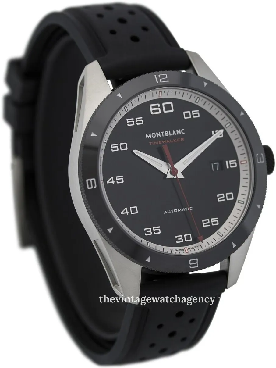 Montblanc TimeWalker 116059 41mm Stainless steel Black