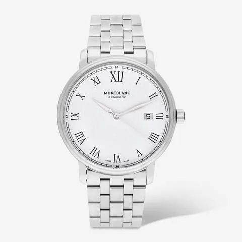 Montblanc Tradition 112610 40mm Stainless steel White