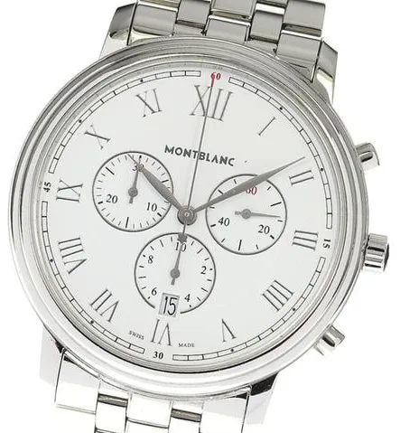 Montblanc Tradition 114340 42mm Stainless steel White