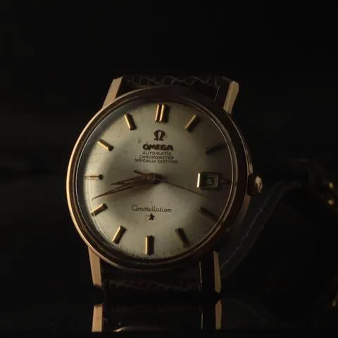 Omega Constellation 168.010 35mm Yellow gold and Stainless steel Champagne