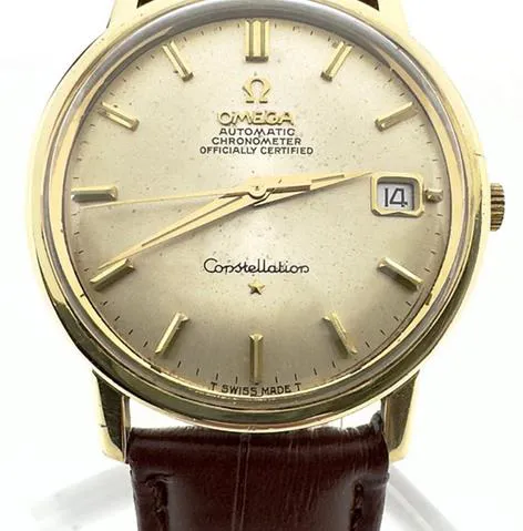 Omega Constellation 168.010 35mm Yellow gold Silver