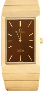 Omega Constellation 8365 18k white gold Brown