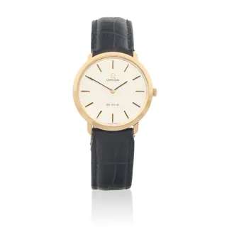 Omega De Ville 9ct Yellow gold Silver