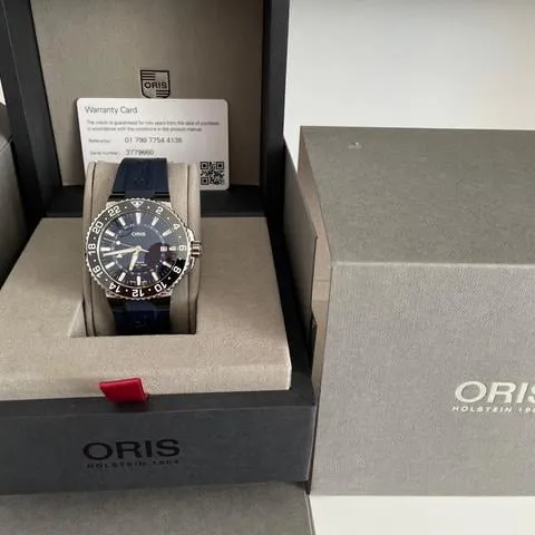 Oris Aquis 01 798 7754 4135-07 4 24 65EB Stainless steel Blue