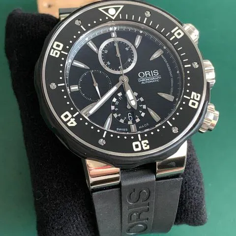 Oris ProDiver 01 674 7630 7154-Set 51mm Titanium Black