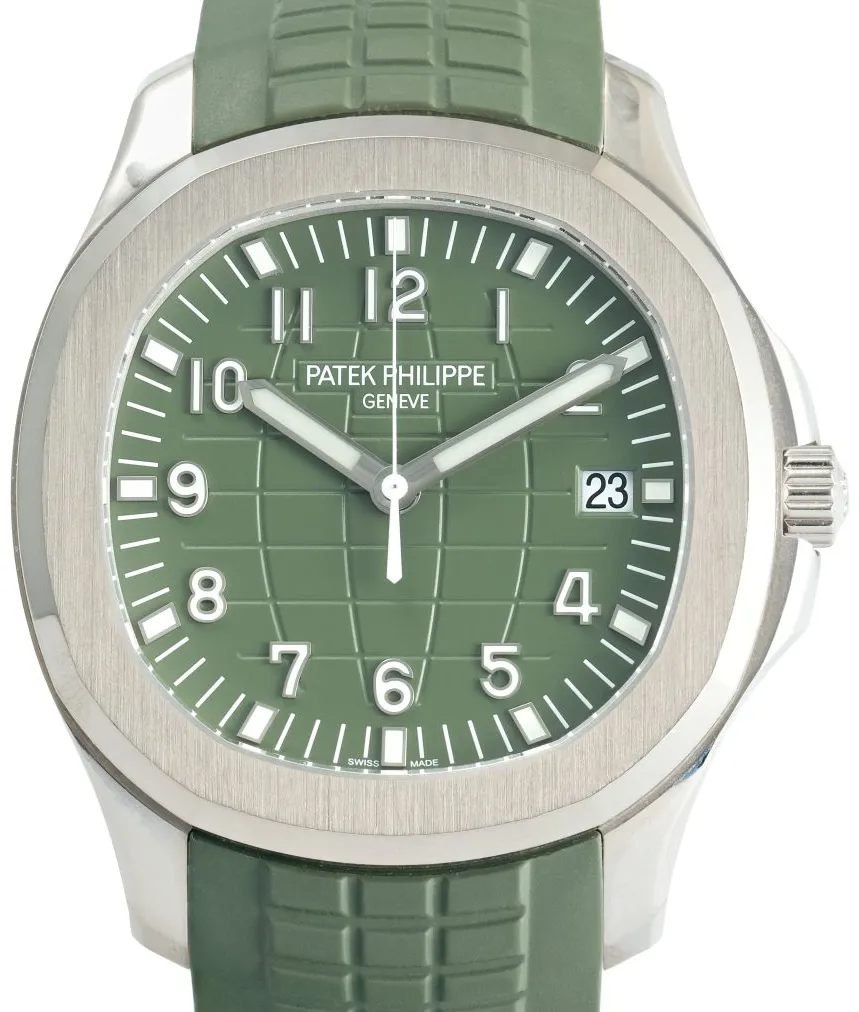 Patek Philippe Aquanaut 5168G-010 42mm White gold Green