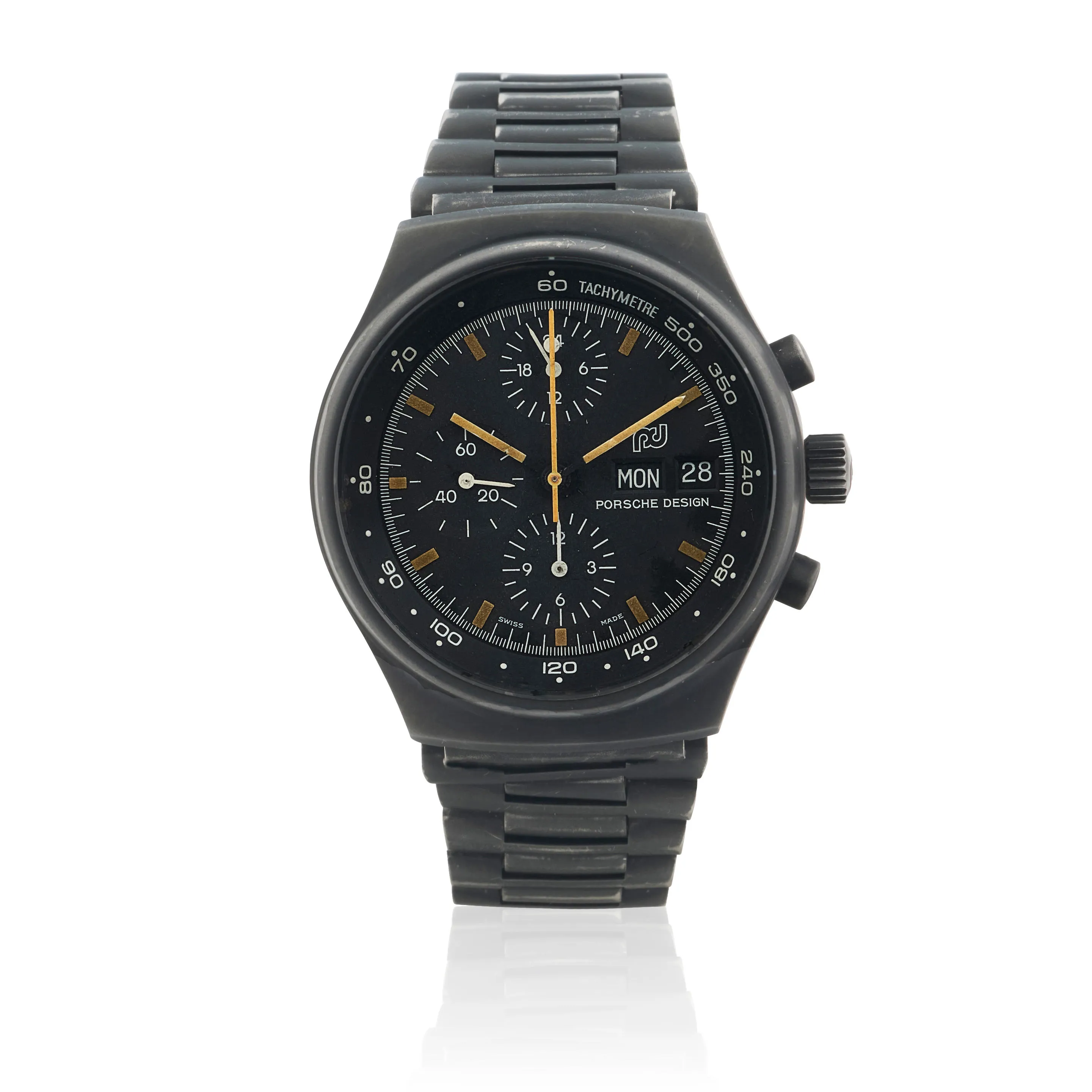 Porsche Design 7176S 41mm Stainless steel and PVD Black